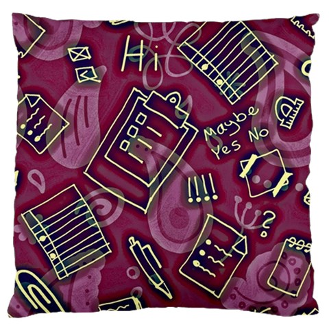 Abstract Art Pattern Design Background Standard Premium Plush Fleece Cushion Case (Two Sides) from ArtsNow.com Front