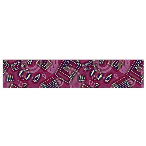 Abstract Art Pattern Design Background Small Premium Plush Fleece Scarf from ArtsNow.com Front