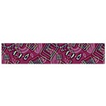 Abstract Art Pattern Design Background Small Premium Plush Fleece Scarf