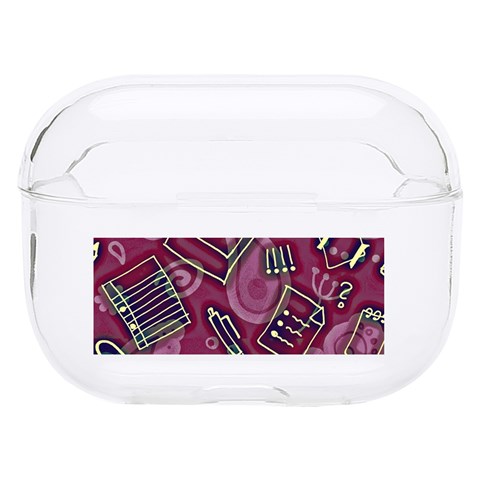 Abstract Art Pattern Design Background Hard PC AirPods Pro Case from ArtsNow.com Front