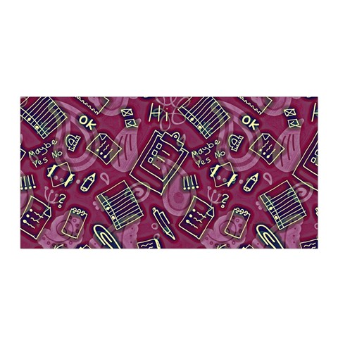 Abstract Art Pattern Design Background Satin Wrap 35  x 70  from ArtsNow.com Front