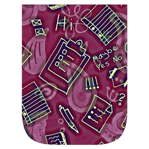 Abstract Art Pattern Design Background Waist Pouch (Small) from ArtsNow.com Front Pocket