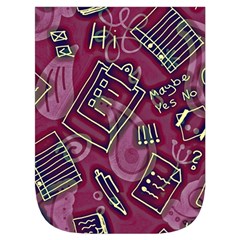 Abstract Art Pattern Design Background Waist Pouch (Large) from ArtsNow.com Front Pocket