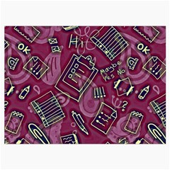 Abstract Art Pattern Design Background Roll Up Canvas Pencil Holder (L) from ArtsNow.com Front