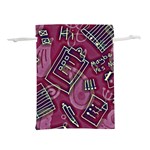 Abstract Art Pattern Design Background Lightweight Drawstring Pouch (M)