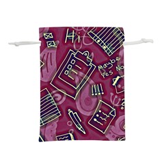 Abstract Art Pattern Design Background Lightweight Drawstring Pouch (L) from ArtsNow.com Front