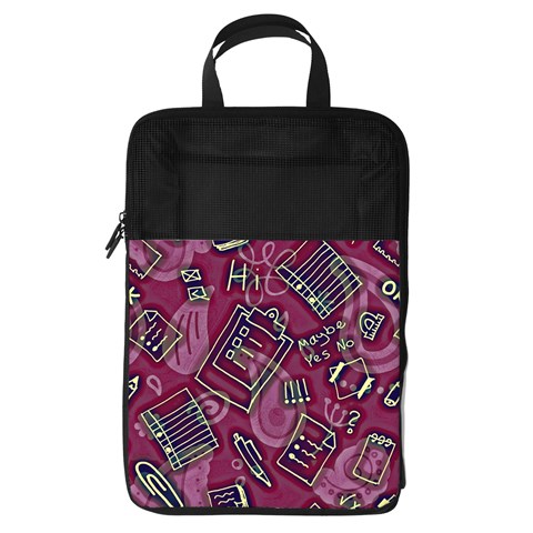 Abstract Art Pattern Design Background Foldable Shoe Storage Bag from ArtsNow.com Front