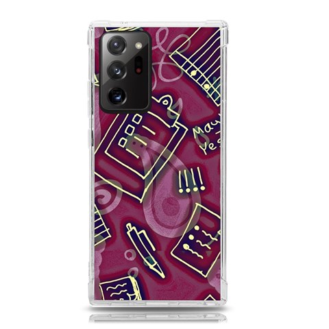 Abstract Art Pattern Design Background Samsung Galaxy Note 20 Ultra TPU UV Case from ArtsNow.com Front