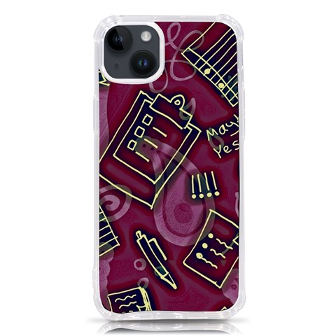 Abstract Art Pattern Design Background iPhone 14 Plus TPU UV Print Case from ArtsNow.com Front