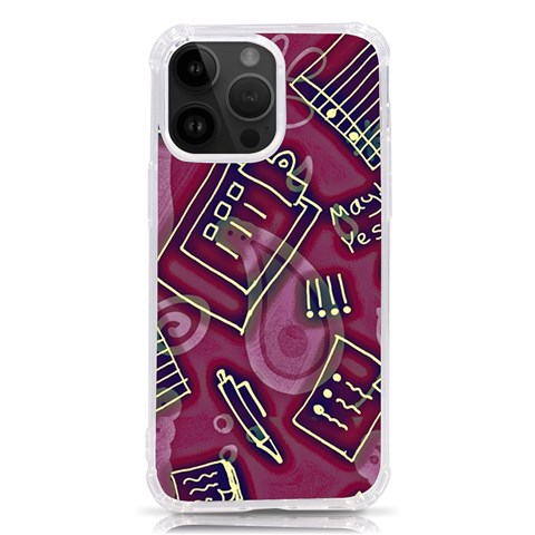 Abstract Art Pattern Design Background iPhone 14 Pro Max TPU UV Print Case from ArtsNow.com Front