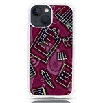 Abstract Art Pattern Design Background iPhone 13 mini TPU UV Print Case