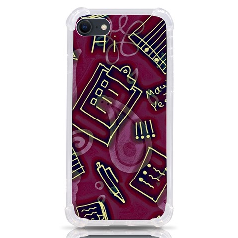 Abstract Art Pattern Design Background iPhone SE from ArtsNow.com Front