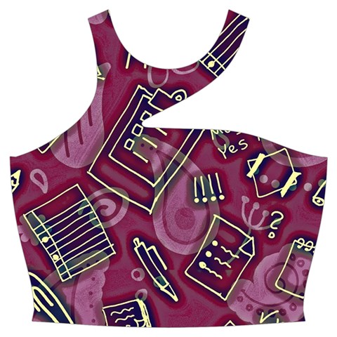 Abstract Art Pattern Design Background Cut Out Top from ArtsNow.com Front