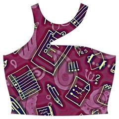 Abstract Art Pattern Design Background Cut Out Top from ArtsNow.com Front