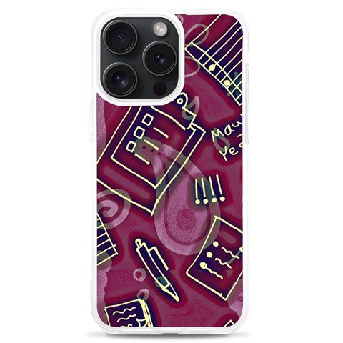 Abstract Art Pattern Design Background iPhone 15 Pro Max TPU UV Print Case from ArtsNow.com Front