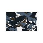 Blue Winter Camouflage, Military Camouflage Sticker (Rectangular)