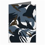 Blue Winter Camouflage, Military Camouflage Greeting Cards (Pkg of 8)