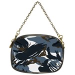 Blue Winter Camouflage, Military Camouflage Chain Purse (One Side)