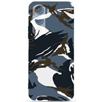 Blue Winter Camouflage, Military Camouflage Samsung Galaxy S24 Plus 6.7 Inch Black TPU UV Case