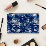 Blue, Camouflage, Cool, Navy, New, Pattern Cosmetic Bag (Medium)