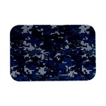 Blue, Camouflage, Cool, Navy, New, Pattern Open Lid Metal Box (Silver)  