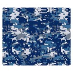 Blue, Camouflage, Cool, Navy, New, Pattern Premium Plush Fleece Blanket (Small)