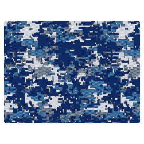 Blue, Camouflage, Cool, Navy, New, Pattern Two Sides Premium Plush Fleece Blanket (Baby Size) from ArtsNow.com 40 x30  Blanket Front