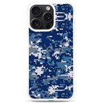 Blue, Camouflage, Cool, Navy, New, Pattern iPhone 15 Pro Max TPU UV Print Case