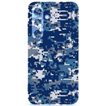 Blue, Camouflage, Cool, Navy, New, Pattern Samsung Galaxy S24 6.2 Inch Black TPU UV Case