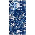 Blue, Camouflage, Cool, Navy, New, Pattern Samsung Galaxy S24 Ultra 6.9 Inch Black TPU UV Case