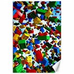 Falling Lego Bricks, Desenho, Fall, Games Canvas 24  x 36 