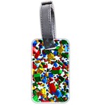 Falling Lego Bricks, Desenho, Fall, Games Luggage Tag (two sides)