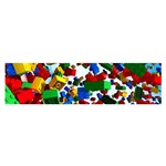 Falling Lego Bricks, Desenho, Fall, Games Oblong Satin Scarf (16  x 60 )