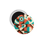 Retro Colorful Background, Retro Abstraction 1.75  Magnets