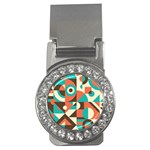 Retro Colorful Background, Retro Abstraction Money Clips (CZ) 