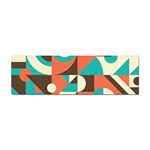 Retro Colorful Background, Retro Abstraction Sticker (Bumper)