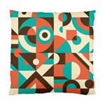 Retro Colorful Background, Retro Abstraction Standard Cushion Case (Two Sides)