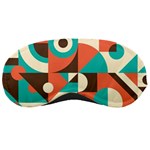 Retro Colorful Background, Retro Abstraction Sleep Mask