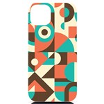 Retro Colorful Background, Retro Abstraction iPhone 14 Plus Black UV Print PC Hardshell Case