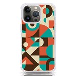 Retro Colorful Background, Retro Abstraction iPhone 13 Pro TPU UV Print Case