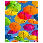 Umbrella, Colorful, Positive, Sky, Rainbow Drawstring Bag (Small)