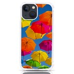 Umbrella, Colorful, Positive, Sky, Rainbow iPhone 13 mini TPU UV Print Case