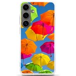 Umbrella, Colorful, Positive, Sky, Rainbow Samsung Galaxy S24 Ultra 6.9 Inch TPU UV Case