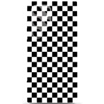 Pattern Checkered Squares Black White Pattern Samsung Galaxy S24 Ultra 6.9 Inch Black TPU UV Case