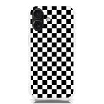 Pattern Checkered Squares Black White Pattern iPhone 16 TPU UV Print Case