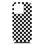 Pattern Checkered Squares Black White Pattern iPhone 16 Pro Max Black UV Print PC Hardshell Case