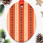 Geometrical Geometric Pattern Ornament (Oval)