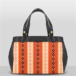 Geometrical Geometric Pattern Oversize Office Handbag (2 Sides)