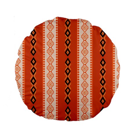 Geometrical Geometric Pattern Standard 15  Premium Round Cushions from ArtsNow.com Front