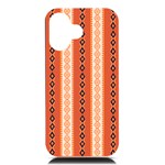 Geometrical Geometric Pattern iPhone 16 Black UV Print PC Hardshell Case